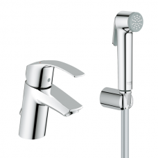 Смеситель для раковины GROHE Eurosmart 23124002 с гигиеническим душем хром Смеситель для раковины GROHE Eurosmart 23124002 с гигиеническим душем хром